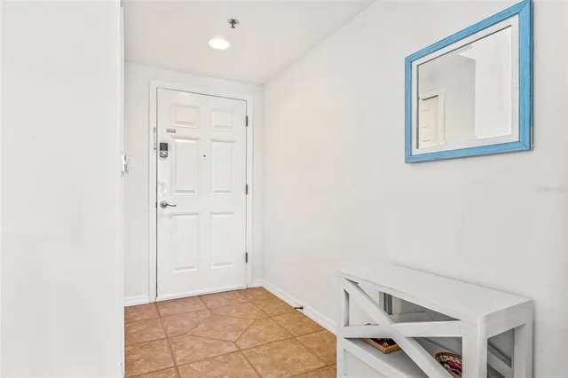 a view of an empty room