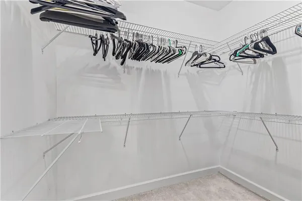 a view of walk in closet