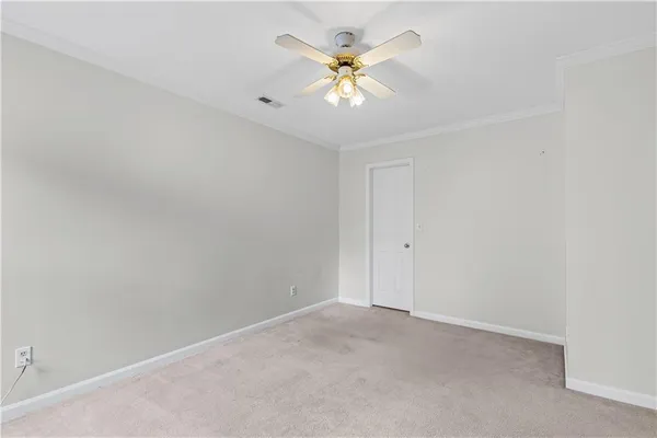 a view of an empty room