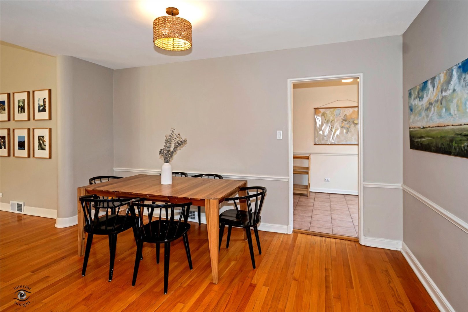 10025 South Hamilton Avenue Chicago, IL 60643 - Photo 17 of 51 a view of a dining room with furniture and wooden floor