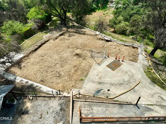 a view of wooden fence