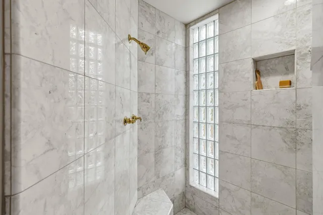 a view of a swimming pool with a yard