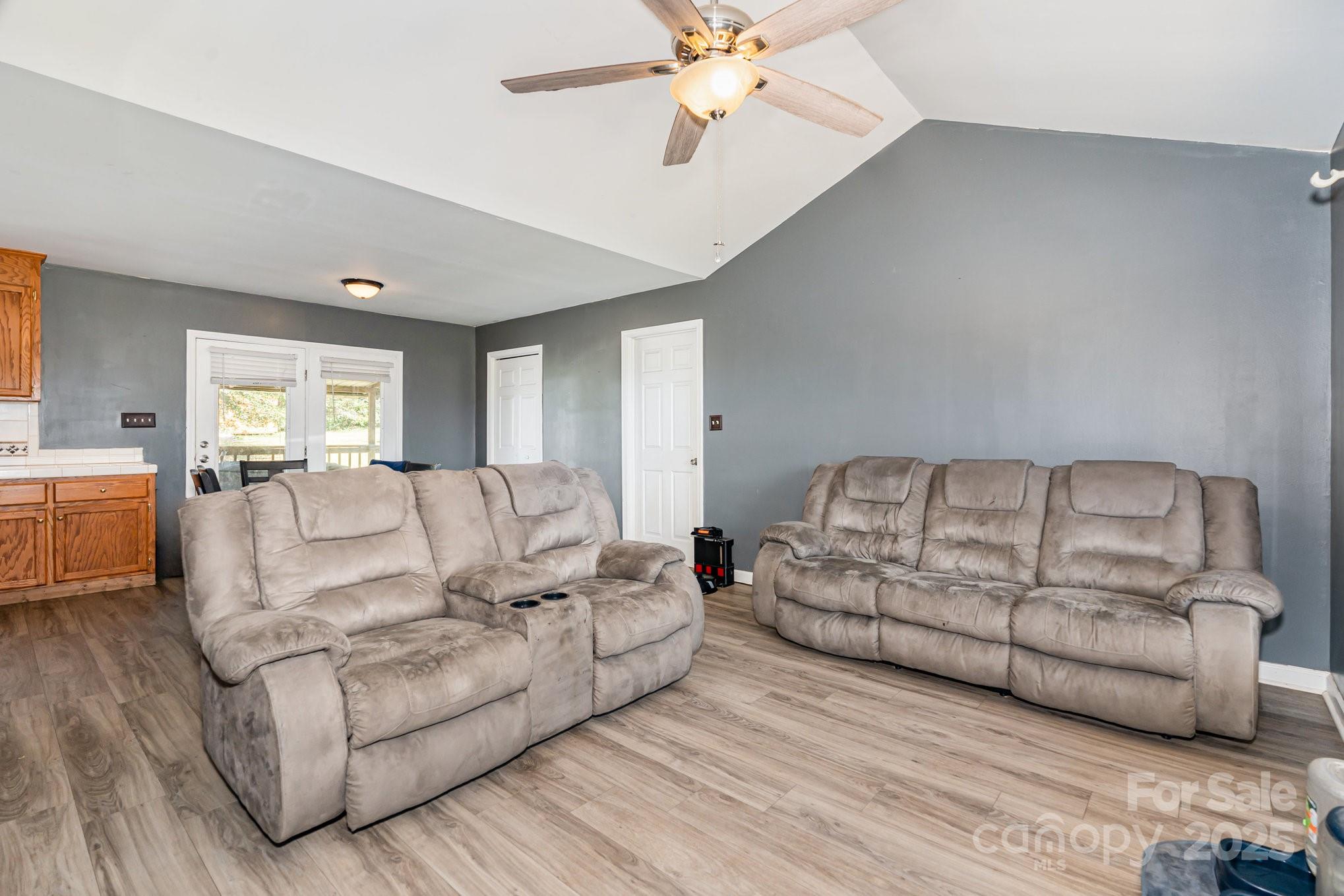 716 McDaniel Road Kings Mountain, NC 28086 - Photo 7 of 35 a living room with furniture and a large window