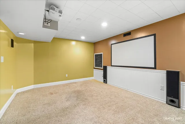 a view of a projector room