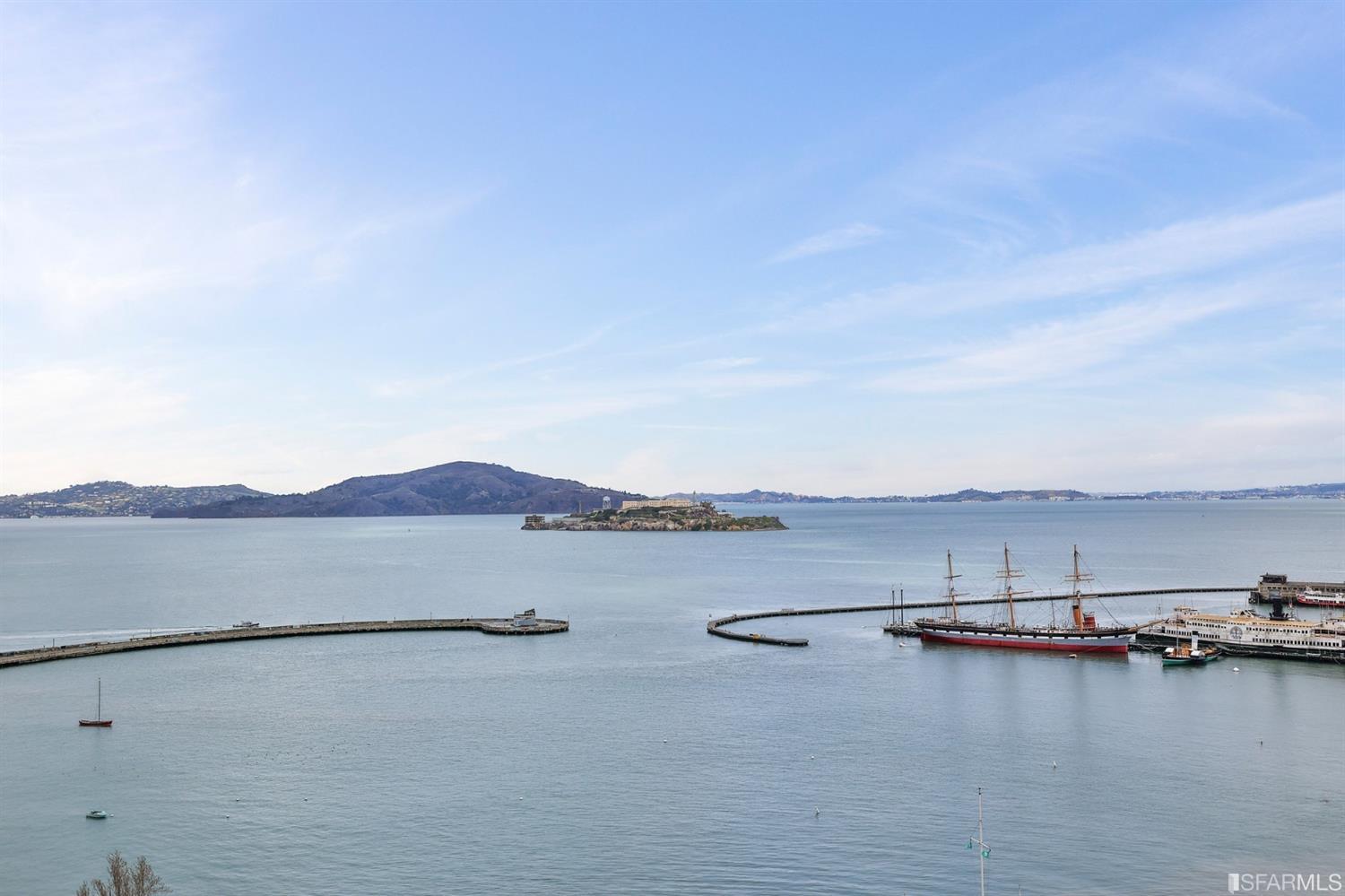 Enjoy amazing every-changing VIEWS of the San Francisco Bay from your living room!