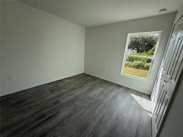 wooden floor in an empty room