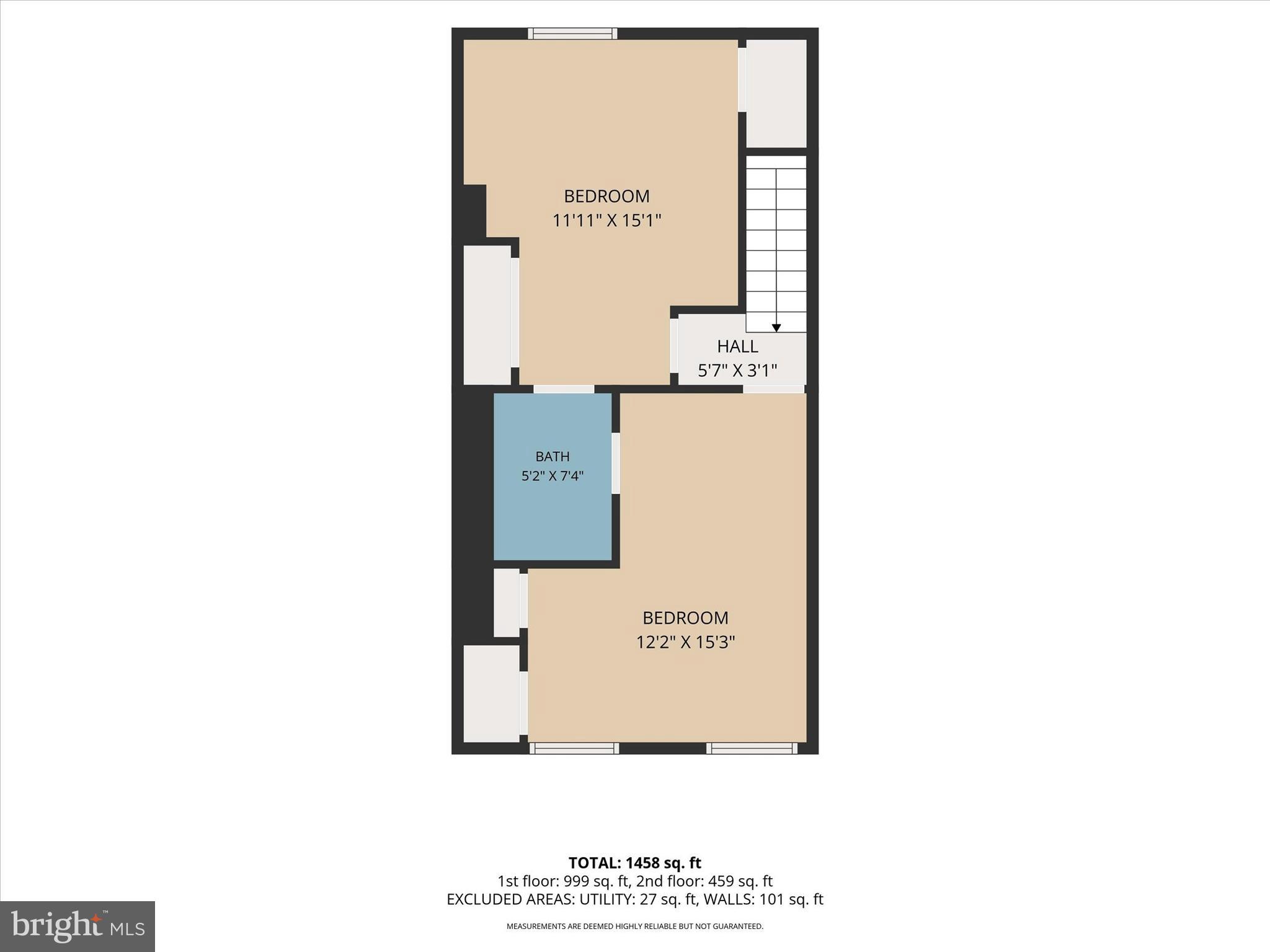 3506 Clipper Road Baltimore, MD 21211 - Photo 29 of 30 UPPER LEVEL FLOOR PLAN