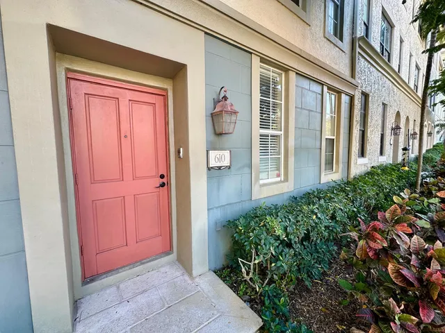 a front view of a house with shower