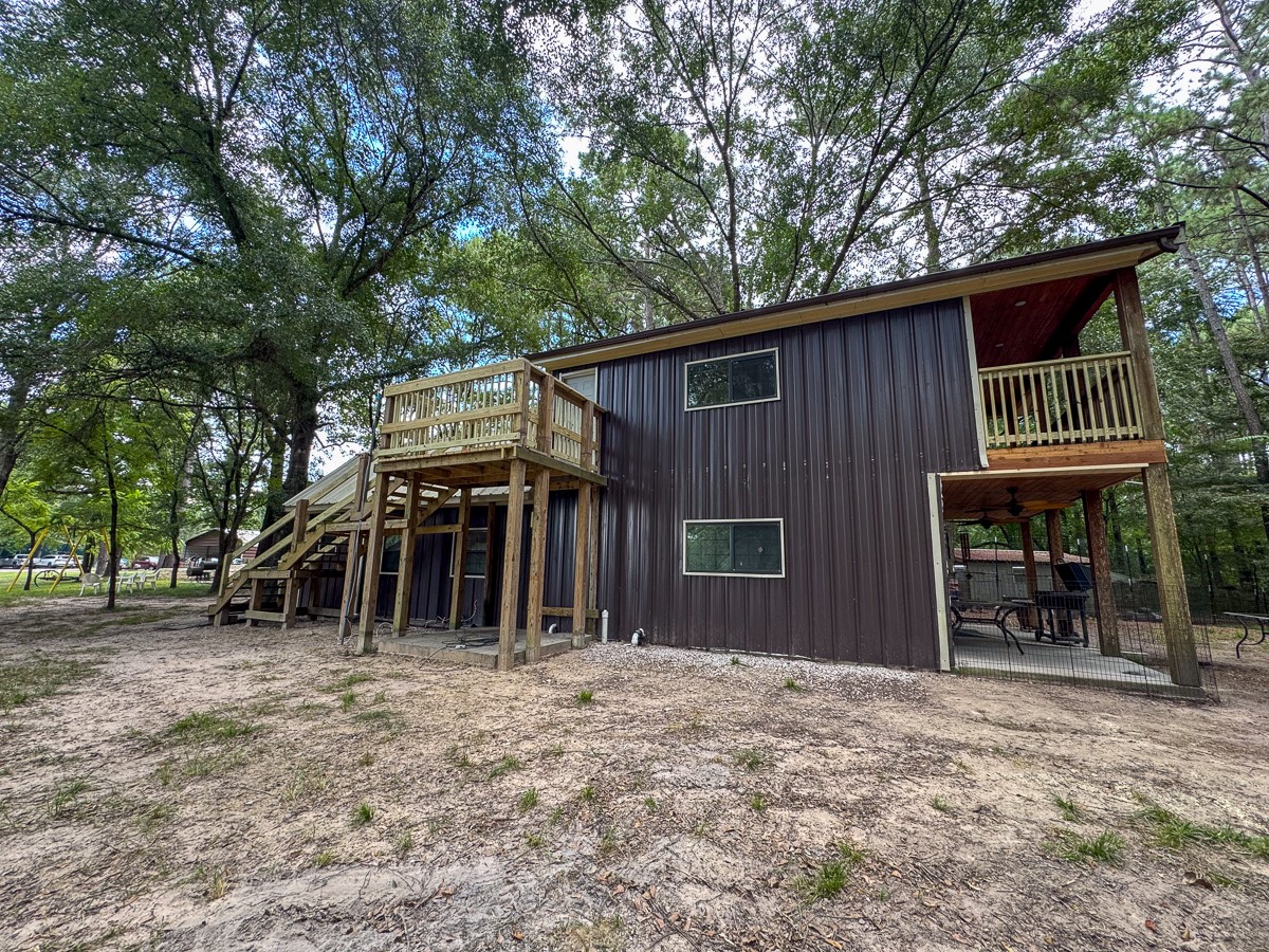 450 Four Notch Road Huntsville, TX 77340 - Photo 26 of 49 a view of a backyard