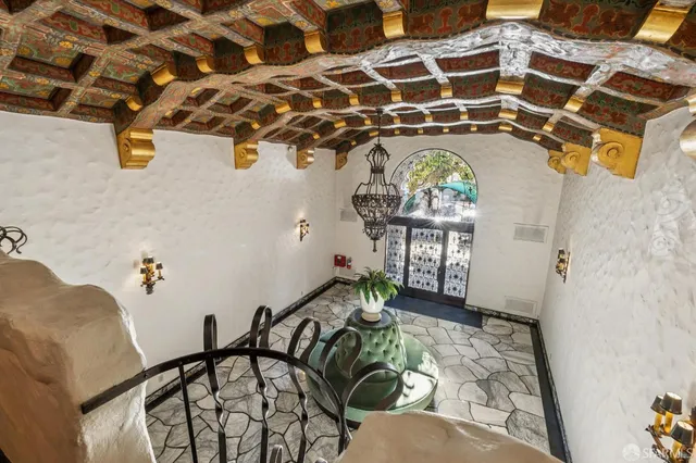 a view of a tall building