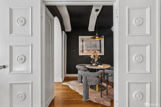 a front view of a house with elevator