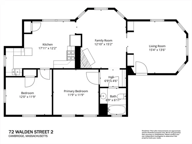 $3,500 | 72 Walden Street, Unit 2, Cambridge, MA 02140