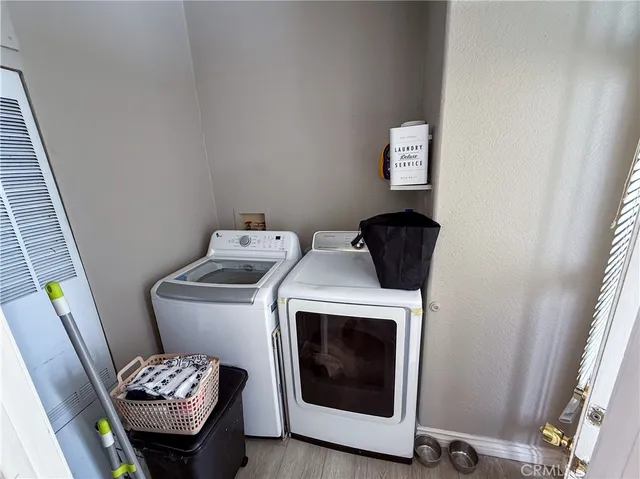 a view of washer and dryer