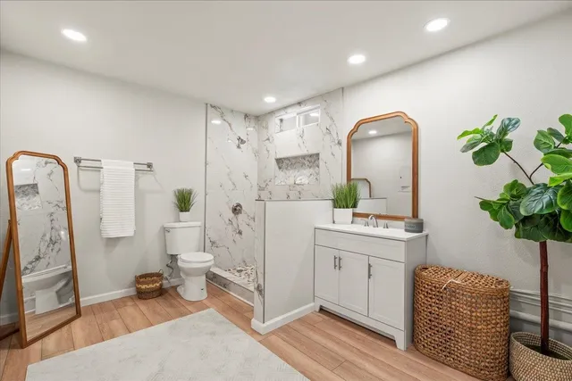 a room with lot of furniture and decorative equipment