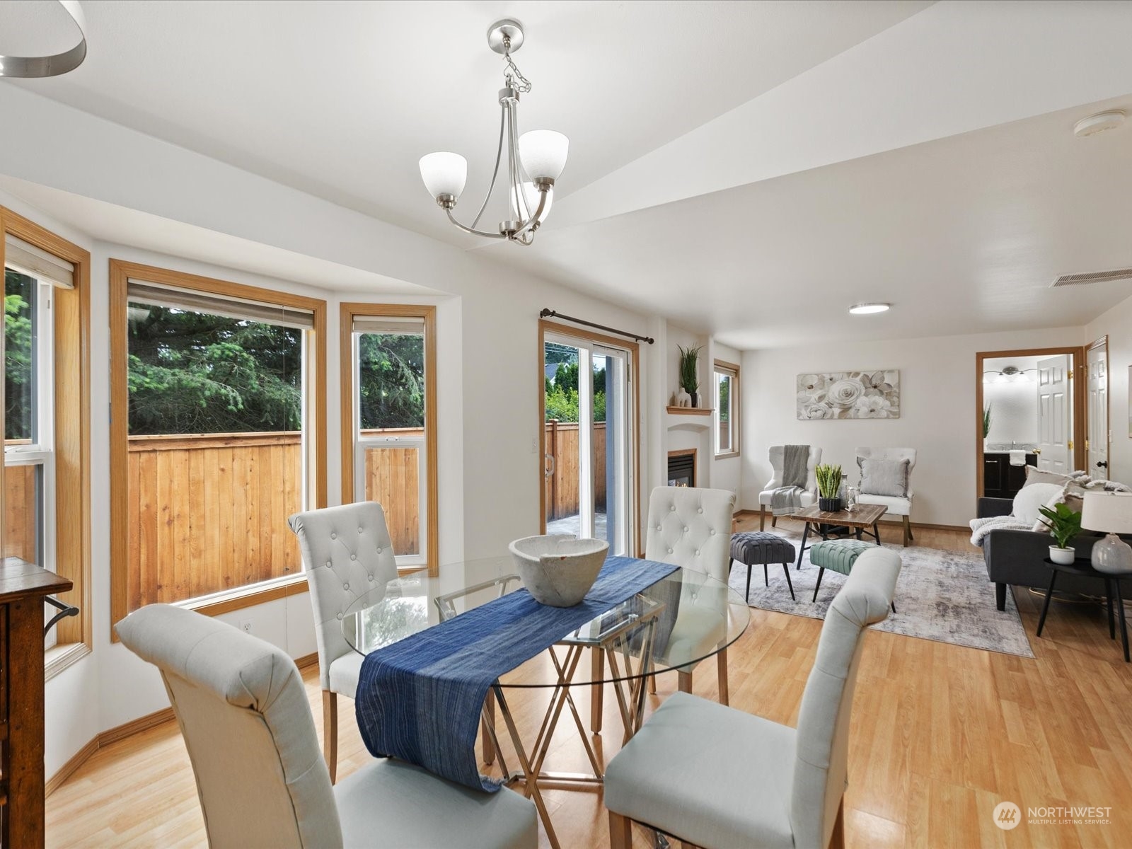 3415 189th Street Southeast Bothell, WA 98012 - Photo 11 of 33 a view of a dining room with furniture window and outside view