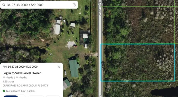 $33,000 | Crabgrass Rd Street, St. Cloud, FL 34773