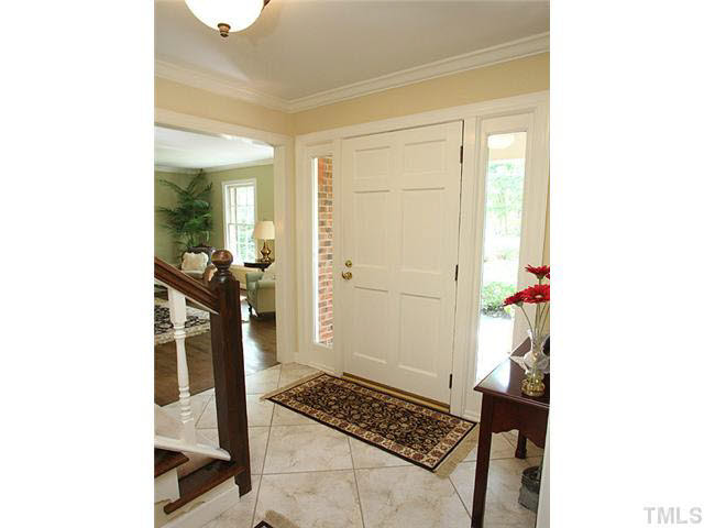 5024 Trail Ridge Drive Raleigh, NC 27613 - Photo 4 of 25 Open foyer w/tile and side-lights at the door Foyer
