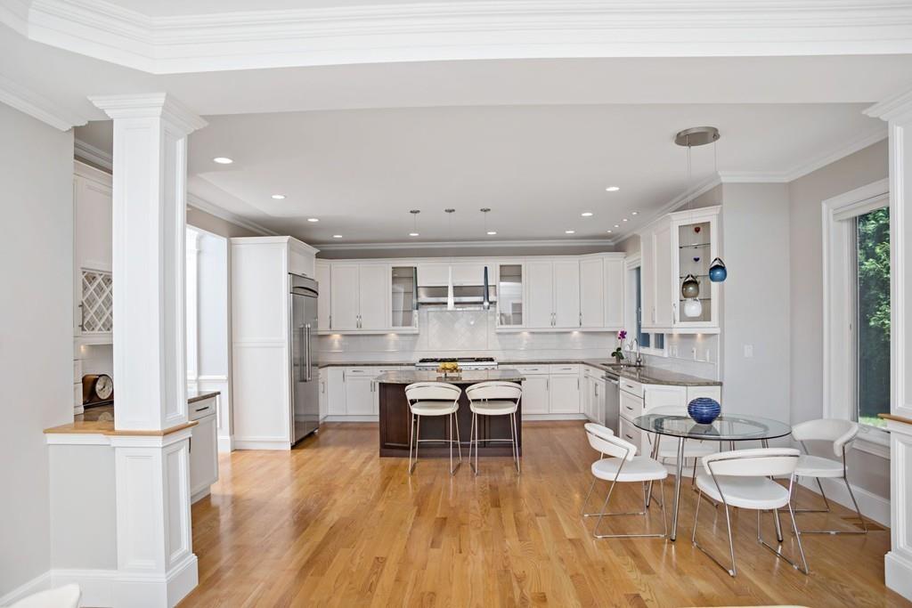34 Dorothy Road Newton, MA 02459 - Photo 4 of 41 a view of a dining room with furniture and wooden floor