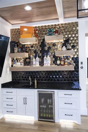 a view of a livingroom with a flat screen tv