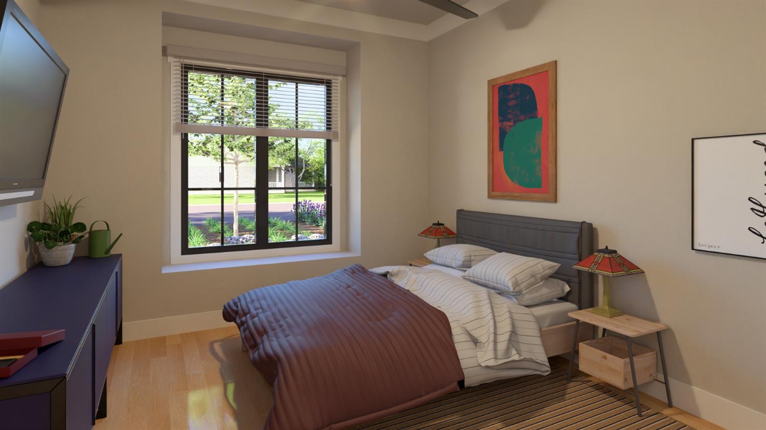 5709 Thomson Loop Davis, CA 95616 - Photo 16 of 26 a bedroom with a bed and a window