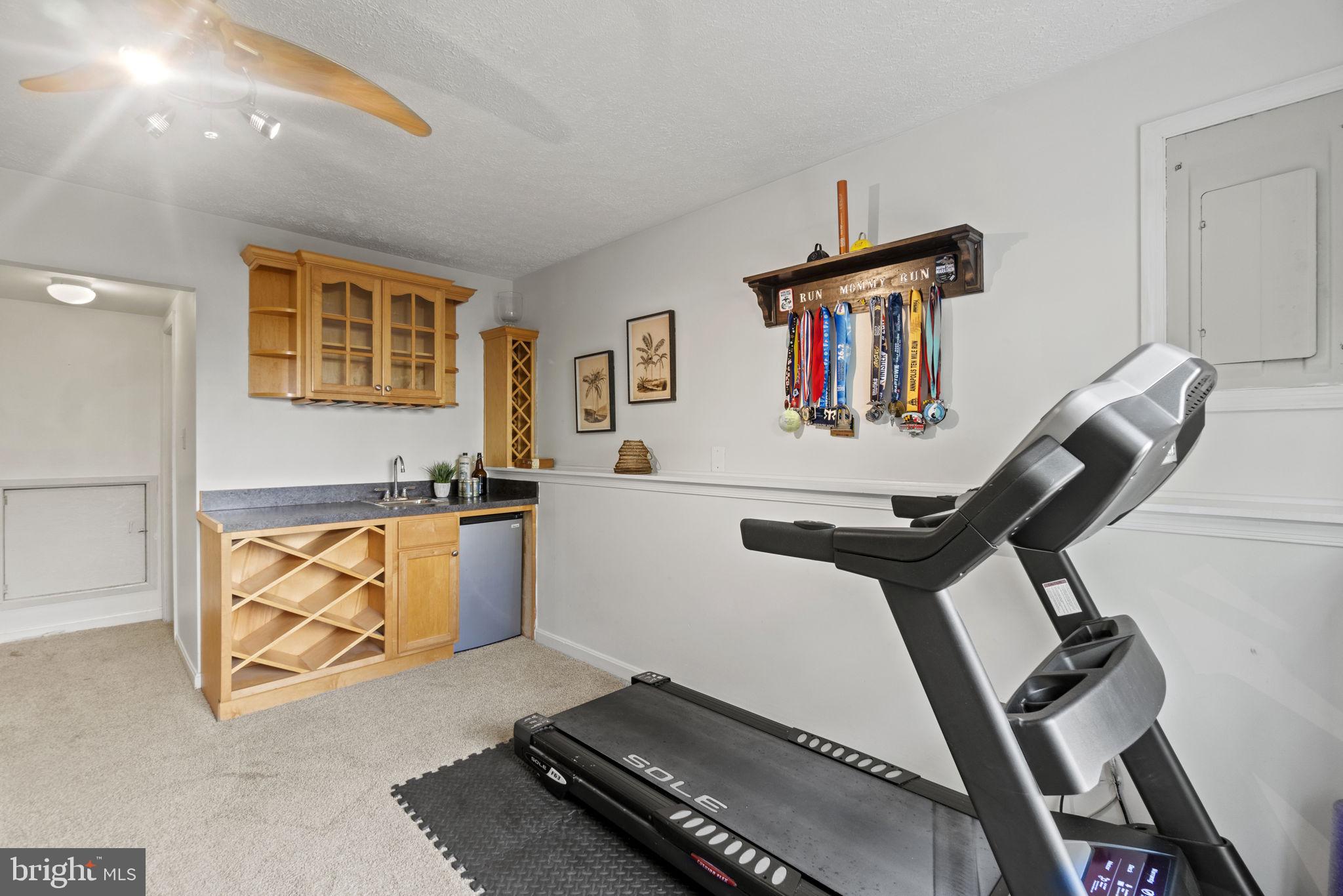 287 Waycross Way Arnold, MD 21012 - Photo 24 of 34 Wet bar with fridge - just in case - after workout