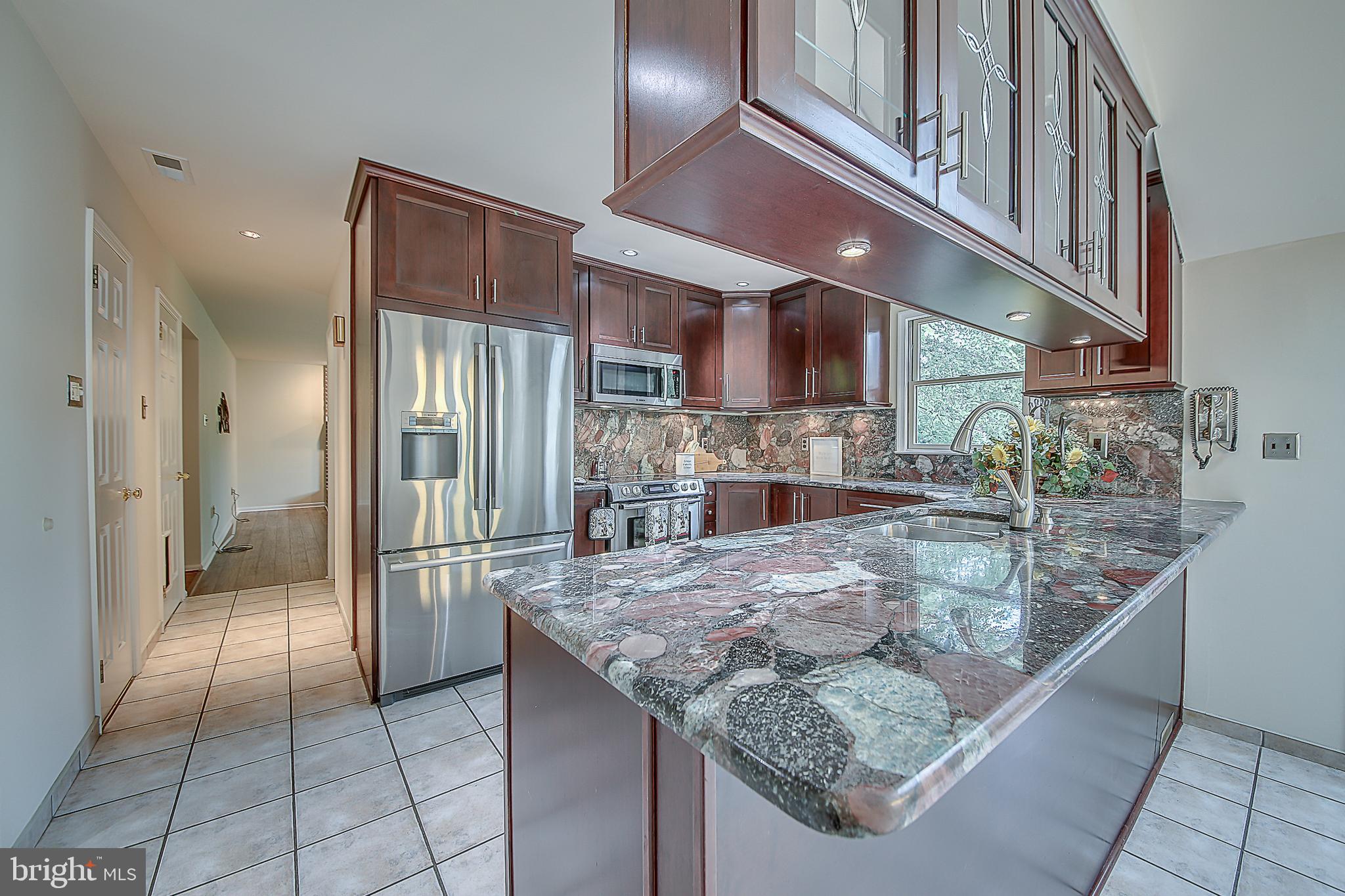 305 Newgate Road Langhorne, PA 19047 - Photo 11 of 37 Updated Kitchen with Bosch Refrigerator