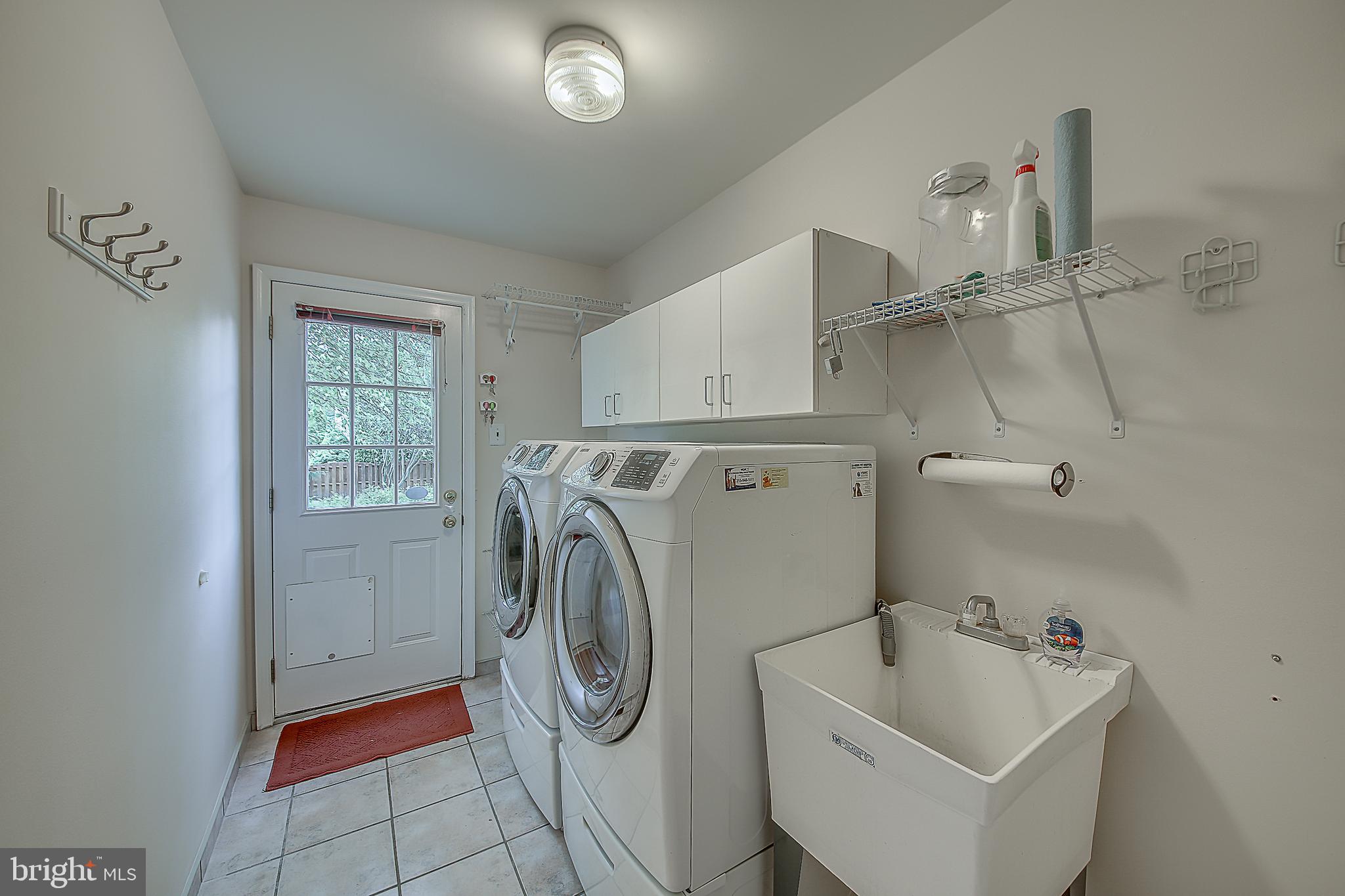 305 Newgate Road Langhorne, PA 19047 - Photo 16 of 37 Laundry Area with Access to Back