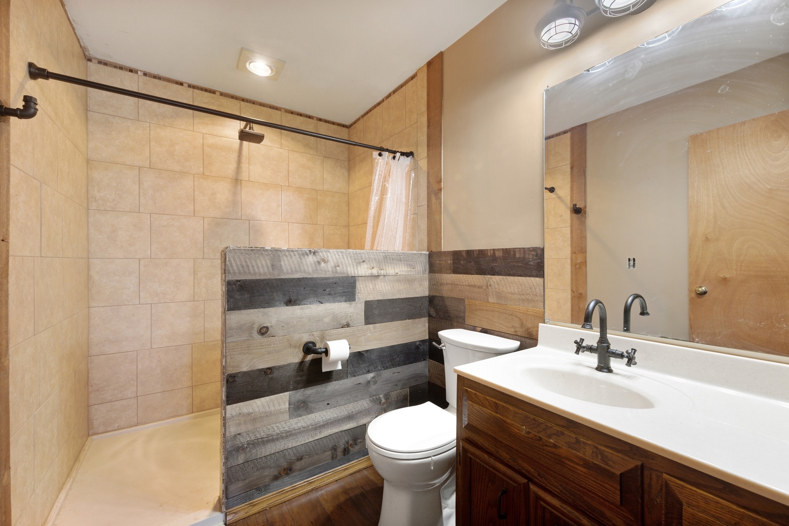 1040 North Cedar Road New Lenox, IL 60451 - Photo 20 of 37 a bathroom with a sink toilet and shower