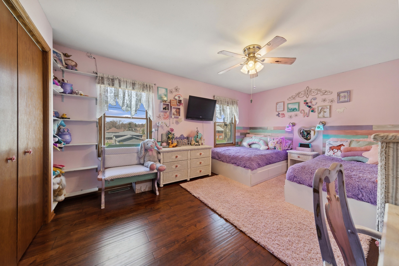 1040 North Cedar Road New Lenox, IL 60451 - Photo 21 of 37 a bedroom with furniture and a chandelier