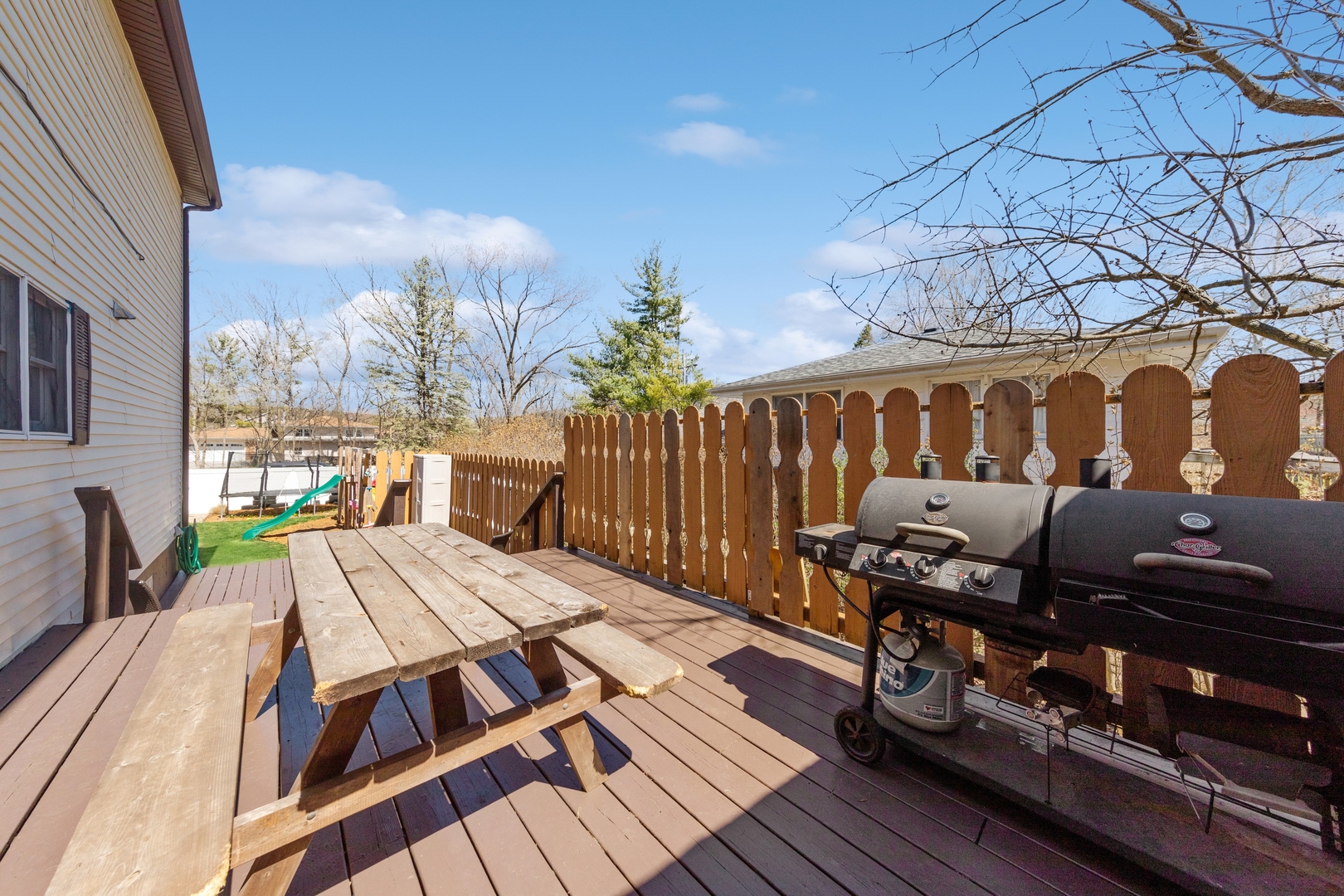 1040 North Cedar Road New Lenox, IL 60451 - Photo 31 of 37 a view of a patio with wooden floor