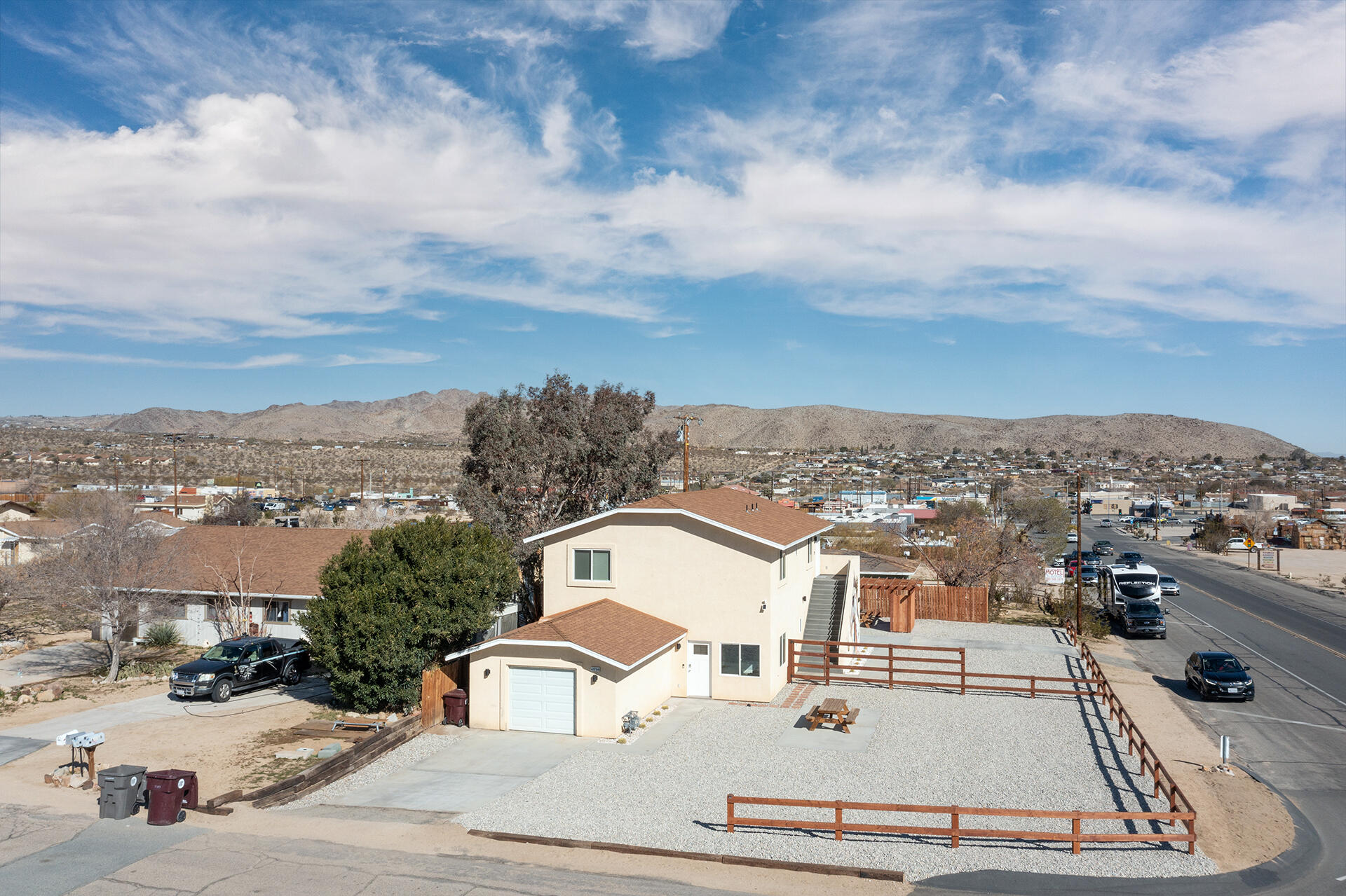 61786 Desert Air Road Joshua Tree, CA 92252 - Photo 2 of 54 an aerial view of a house