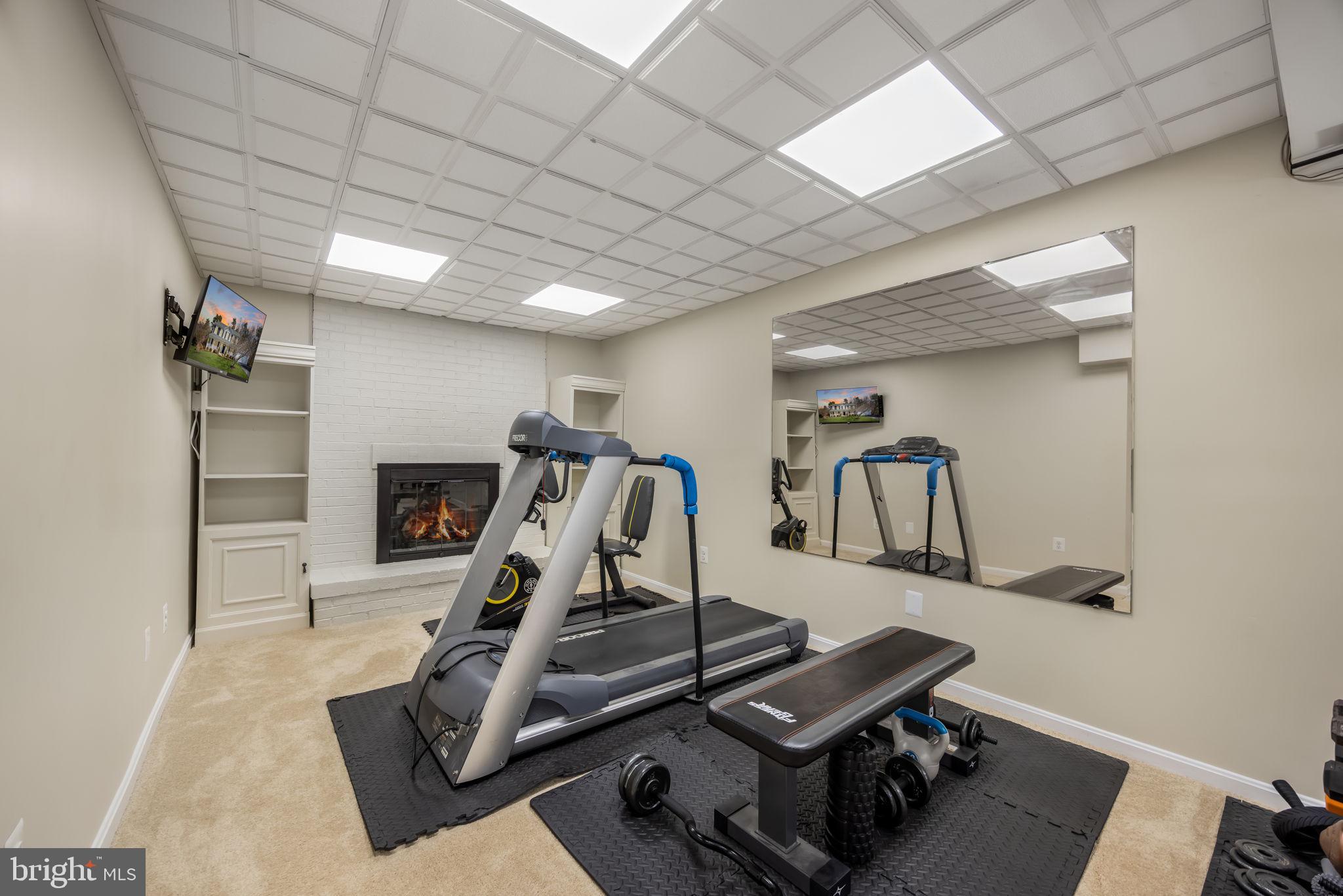 8504 Silverdale Road Lorton, VA 22079 - Photo 35 of 48 a view of a room with gym equipment