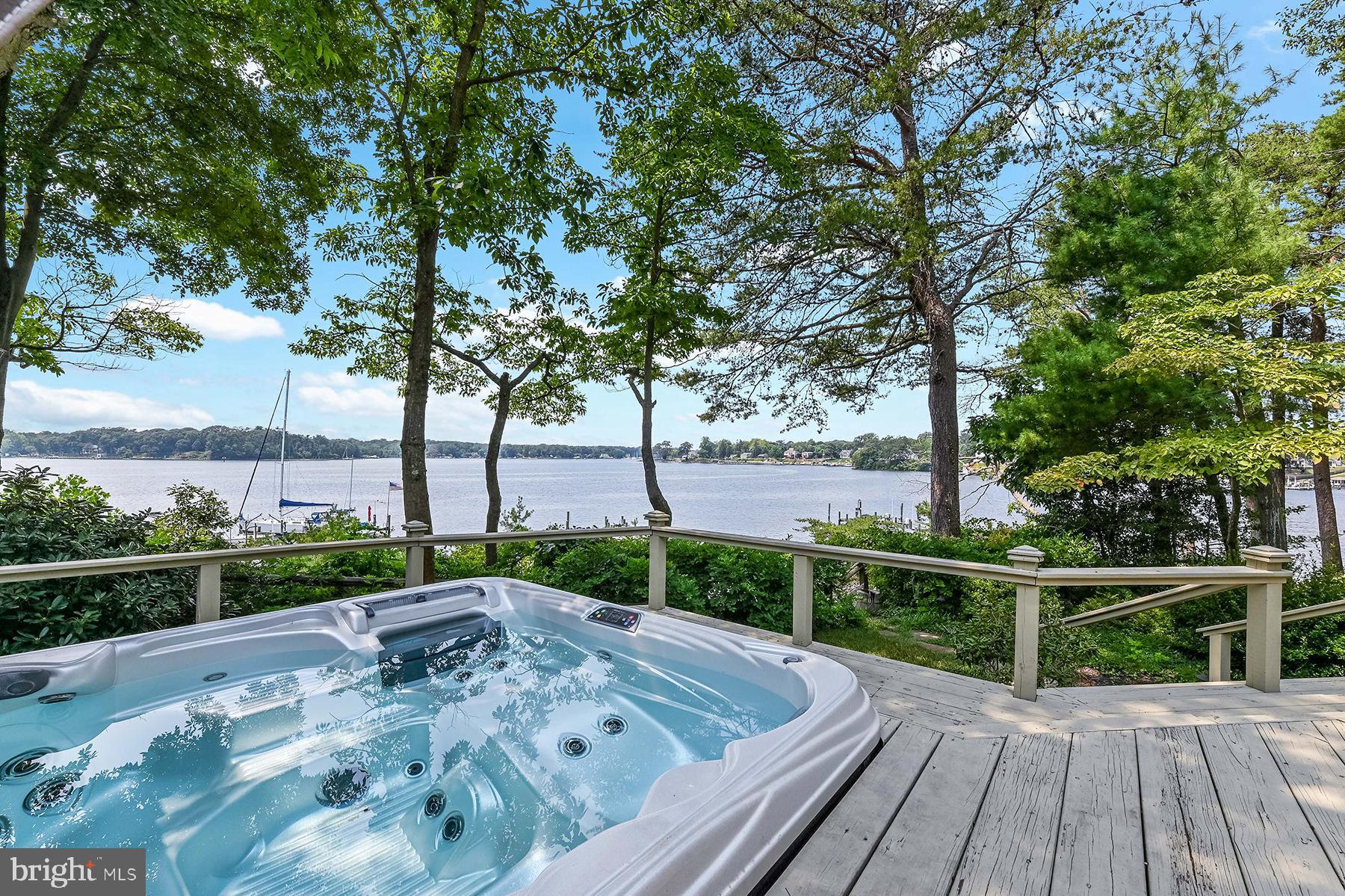 344 Hunner Road Pasadena, MD 21122 - Photo 4 of 55 Hot tub with a view