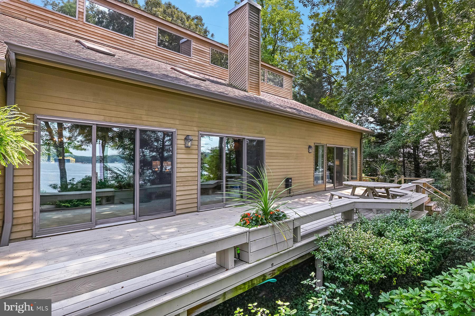 344 Hunner Road Pasadena, MD 21122 - Photo 50 of 55 Expansive deck overlooking the water