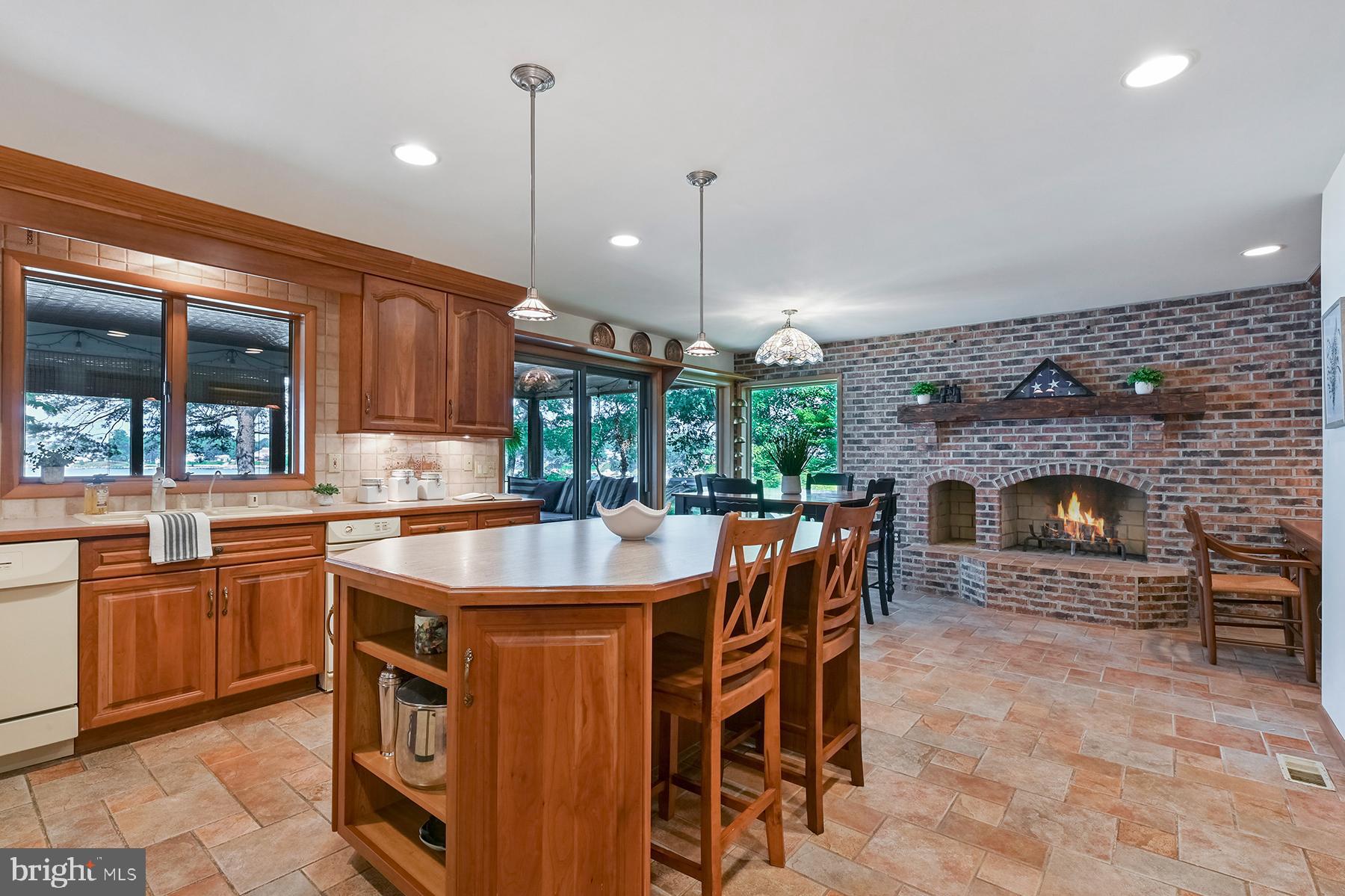 344 Hunner Road Pasadena, MD 21122 - Photo 10 of 55 Spacious kitchen has a center island
