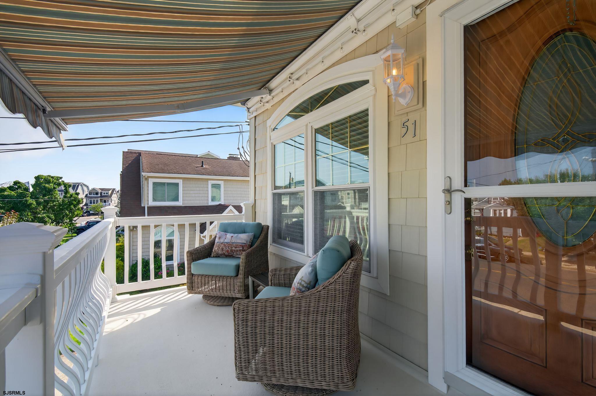 51 Simpson Road, Unit 2 Ocean City, NJ 08226 - Photo 6 of 43 a view of balcony with furniture