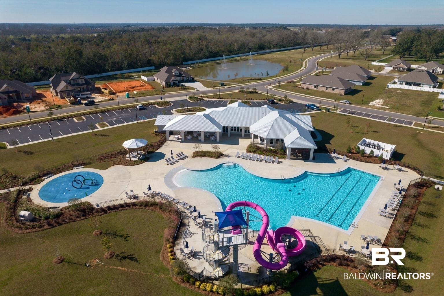 23953 Citation Loop Daphne, AL 36526 - Photo 44 of 49 View of swimming pool featuring patio surround and a water view