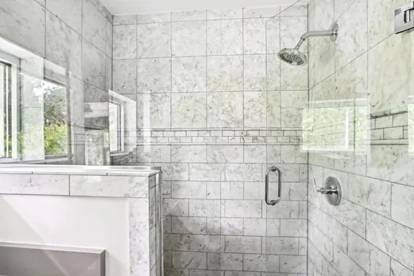 a workspace with furniture and window