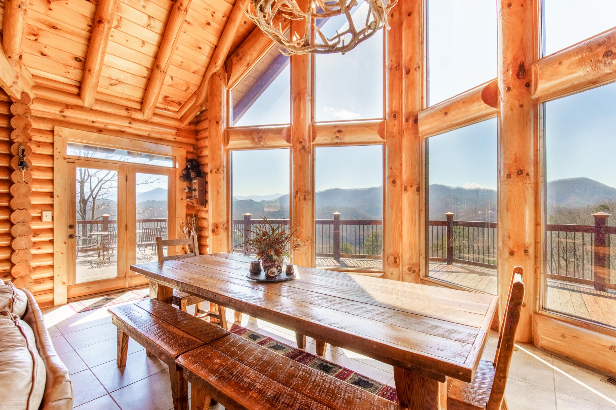 3005 Redtail Road Sevierville, TN 37862 - Photo 14 of 37 a view of a dining room and livingroom with furniture