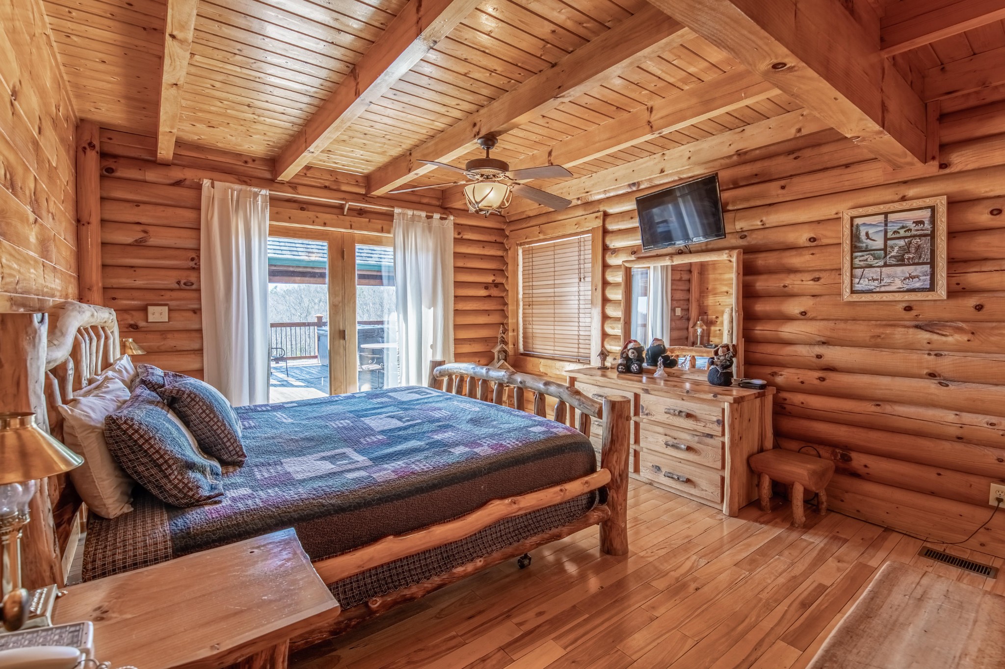 3005 Redtail Road Sevierville, TN 37862 - Photo 17 of 37 a bedroom with furniture and large window