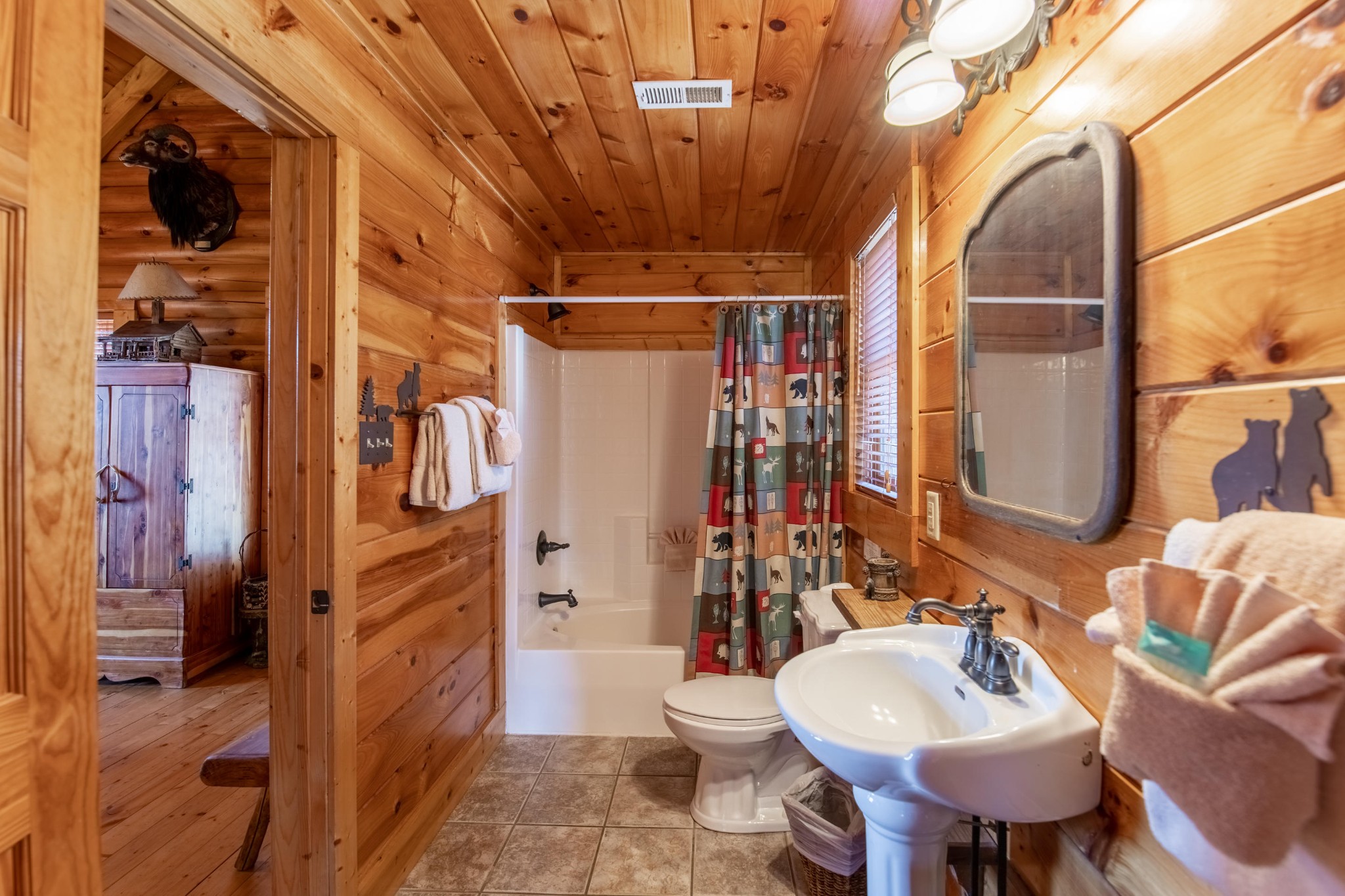3005 Redtail Road Sevierville, TN 37862 - Photo 20 of 37 a bathroom with a sink toilet and shower