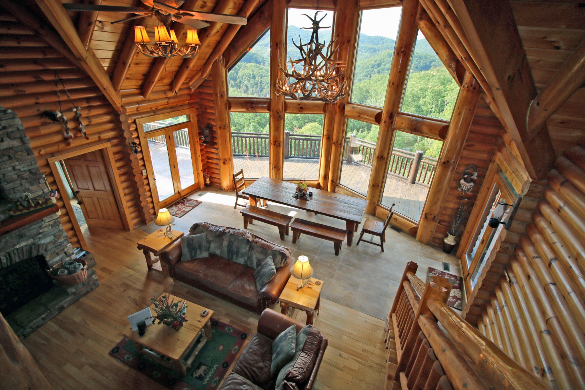 3005 Redtail Road Sevierville, TN 37862 - Photo 7 of 37 a outdoor living space with patio furniture and a fireplace