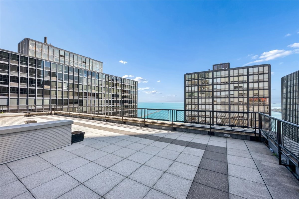 253 East Delaware Place, Unit 11F Chicago, IL 60611 - Photo 11 of 19 a view of terrace with glass door