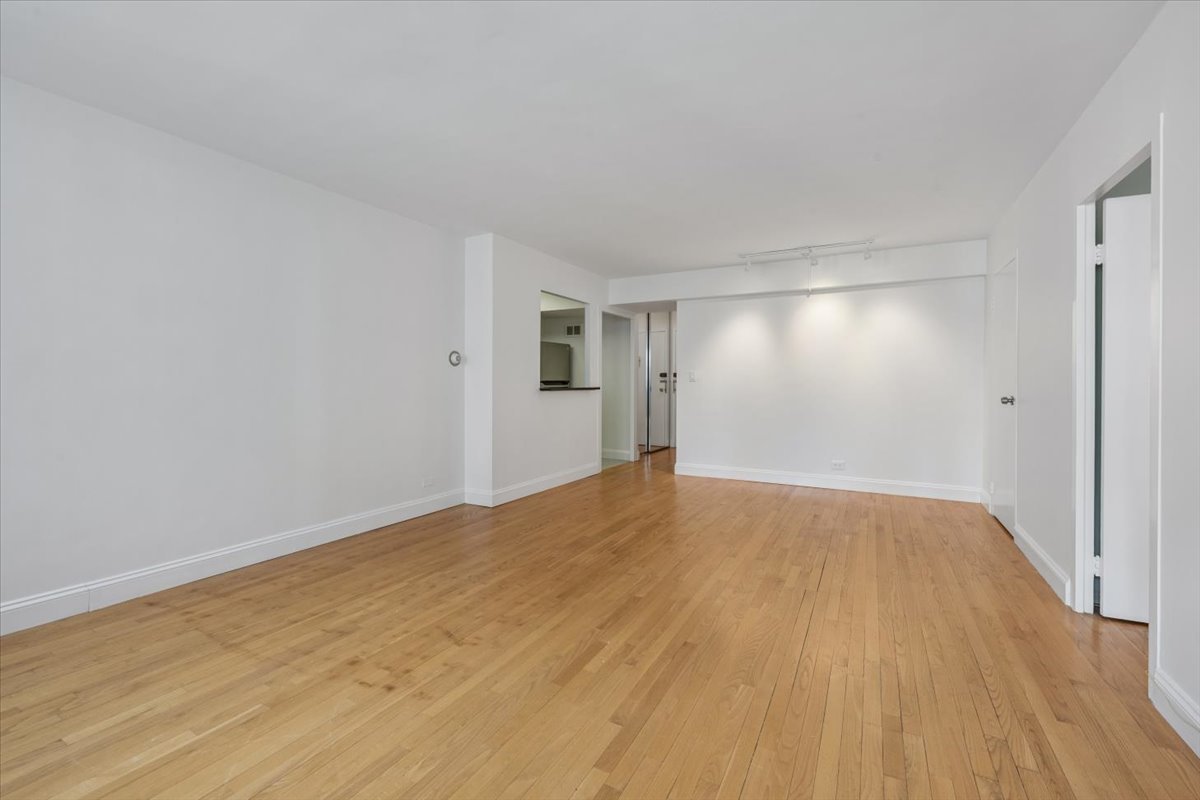 253 East Delaware Place, Unit 11F Chicago, IL 60611 - Photo 8 of 19 a view of an empty room and wooden floor
