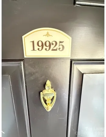 a close view of door