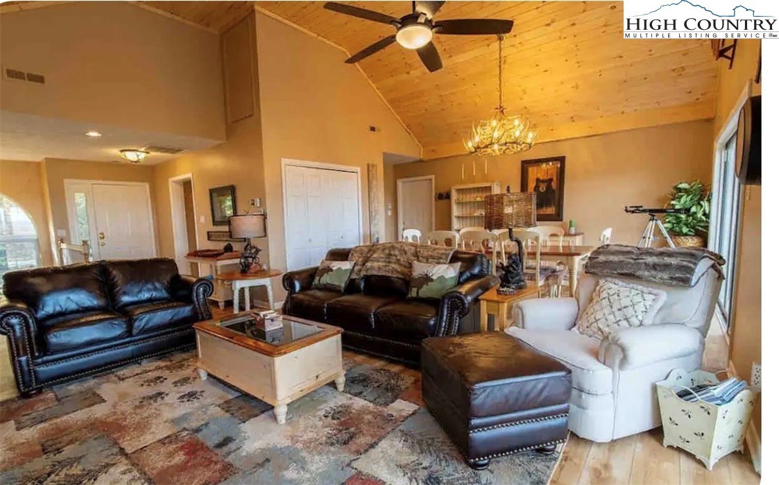 304 St Andrews Road Beech Mountain, NC 28604 - Photo 26 of 33 a living room with furniture