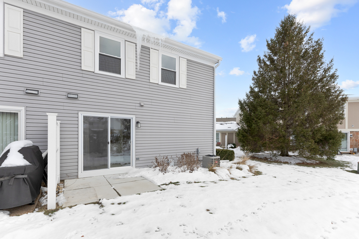 1066 Glouchester Harbor, Unit 1066 Schaumburg, IL 60193 - Photo 22 of 26 a view of a house with snow on the roof
