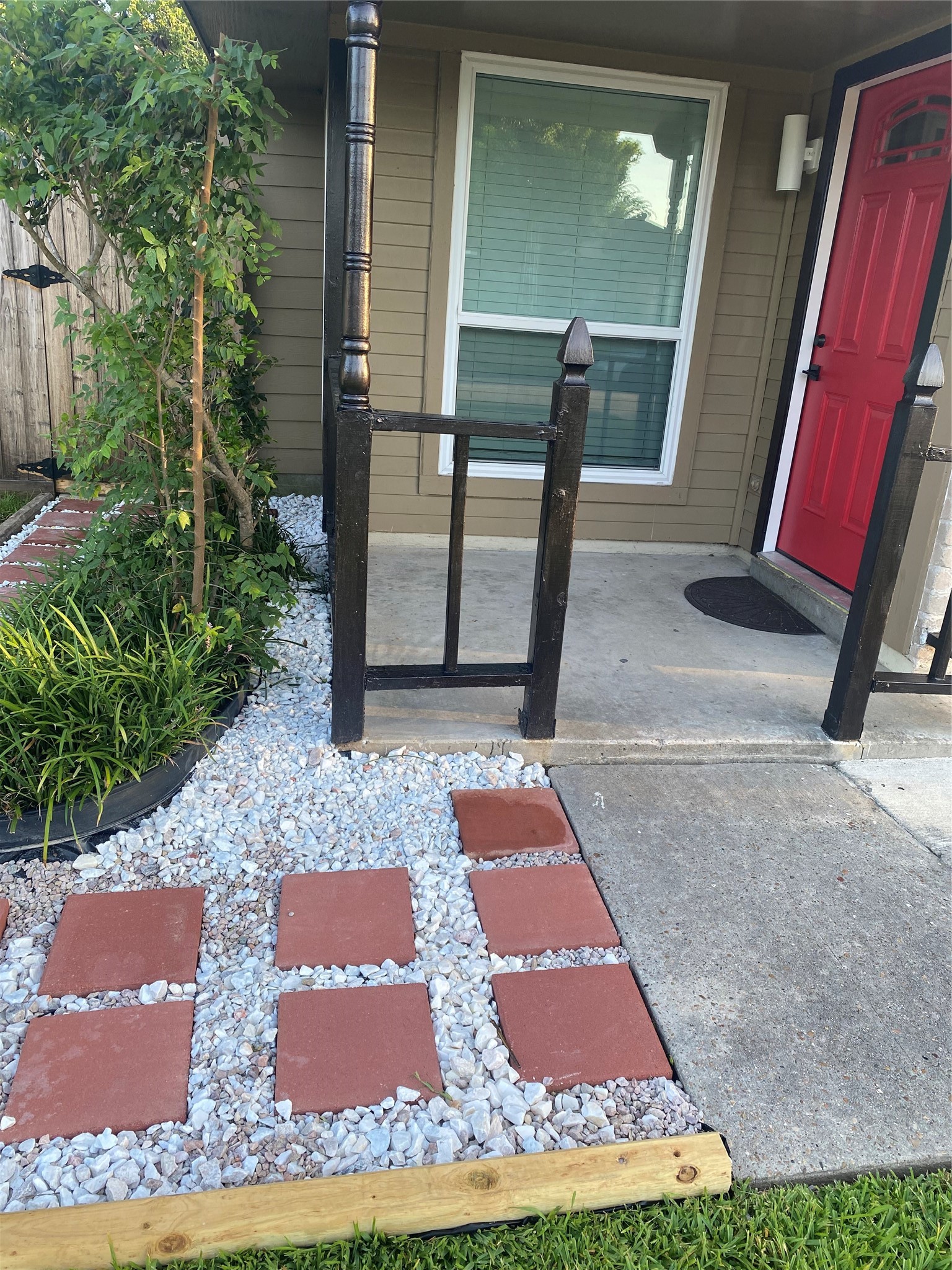 3107 Raccoon Run Spring, TX 77373 - Photo 12 of 35 Front porch showing new landscaaping bricks
