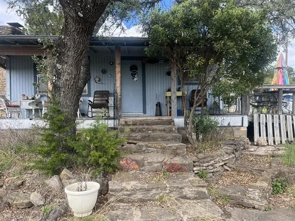 a house view with a outdoor space