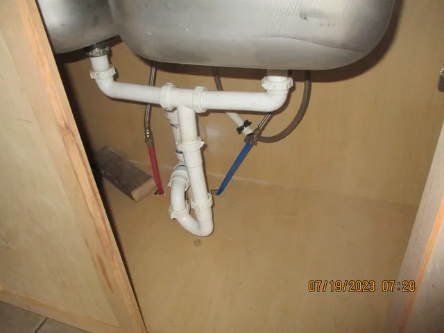 a close up of a sink